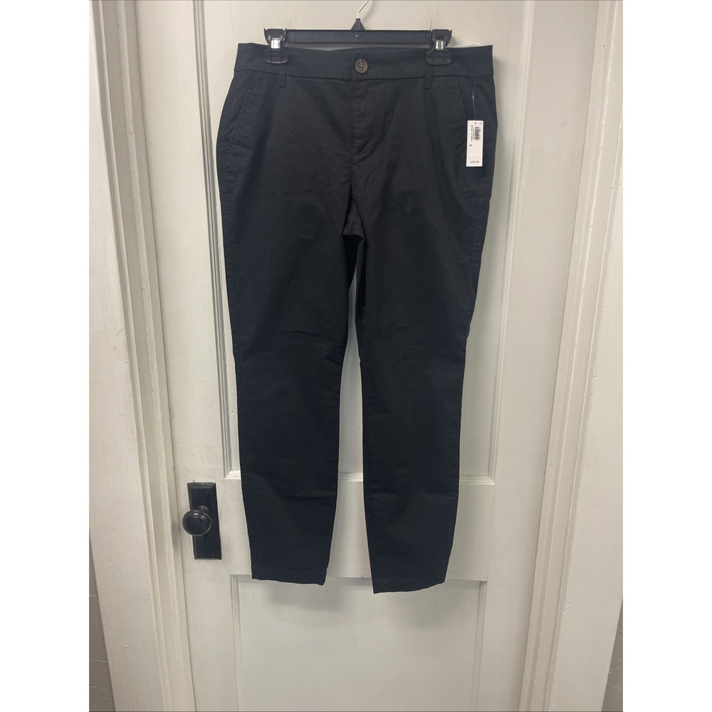 Old Navy Khaki Pants Women's Size 10 Black NWT